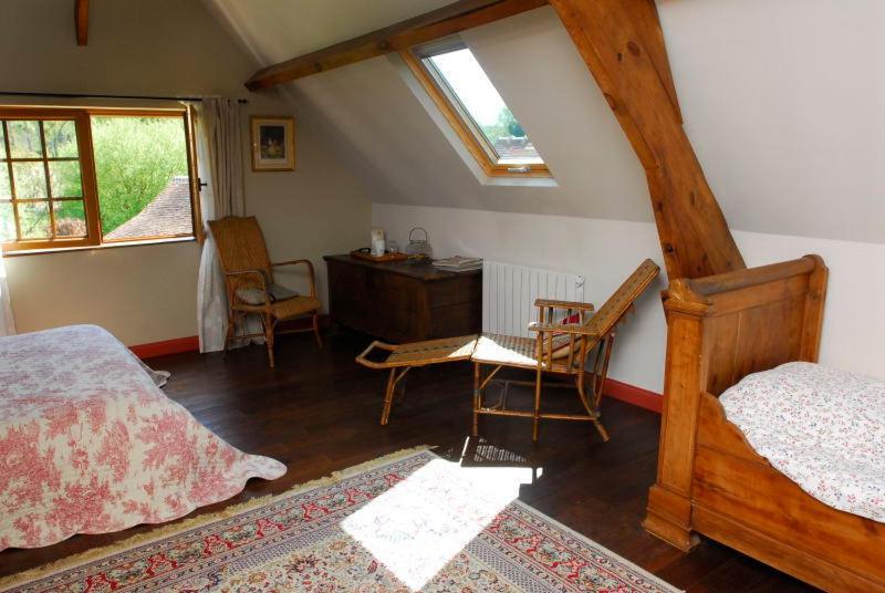 Chambres D'Hotes La Levriere Saint-Denis-le-Ferment ห้อง รูปภาพ